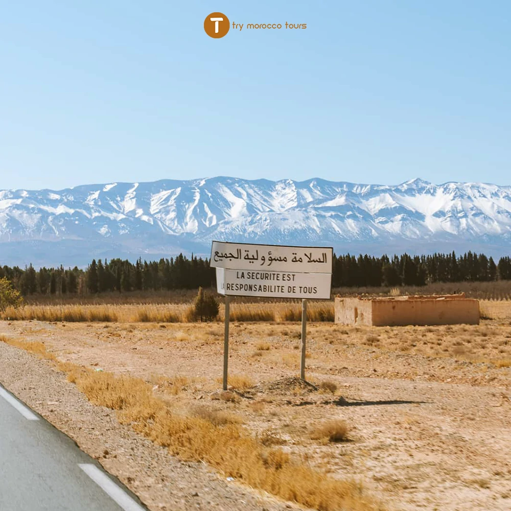 atlas mountains map morocco
